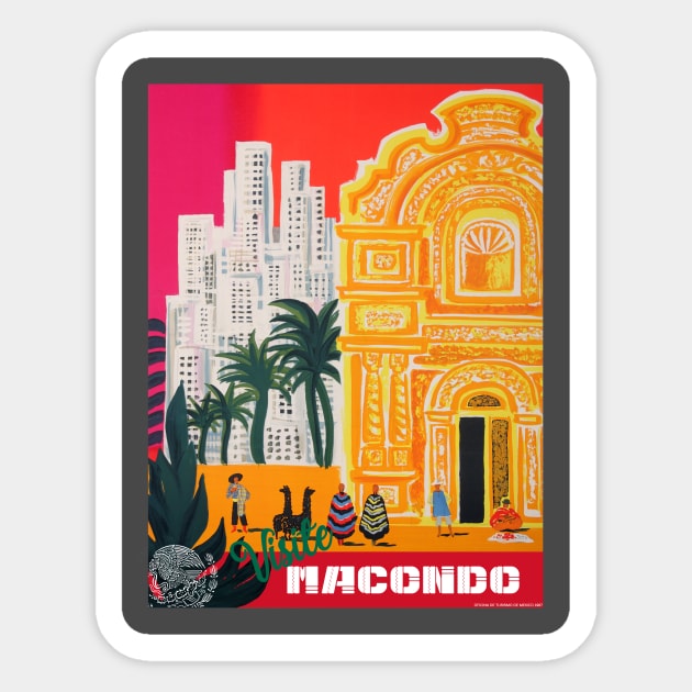 Visite Macondo Sticker by Cisne Negro